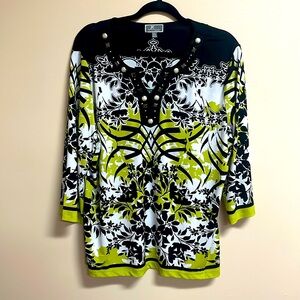 JM Collection Petite XL Blouse
